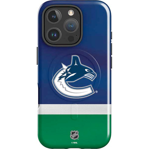 NHL Vancouver Canucks Jersey iPhone 16 Pro Magsafe Impact Case